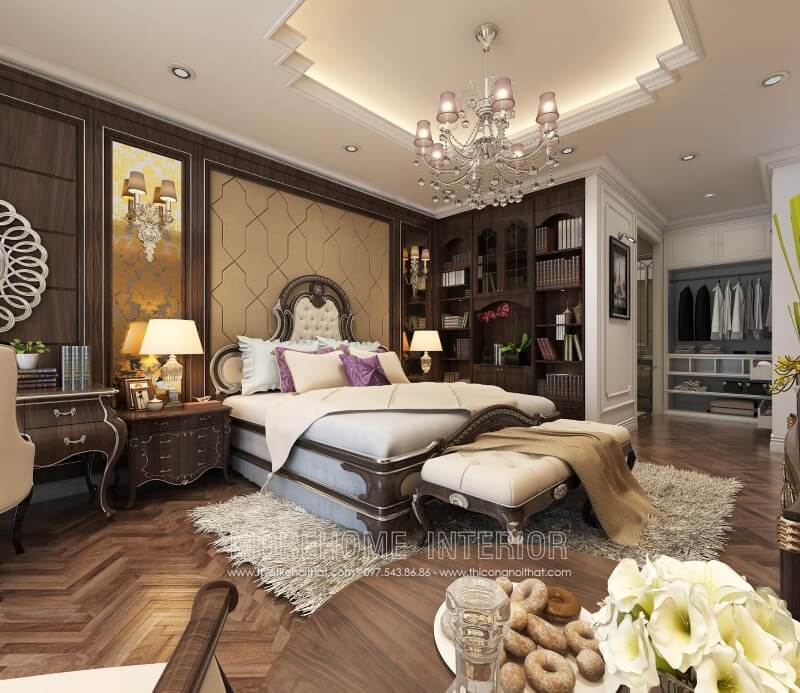 Giường ngủ bọc da Giường ngủ bọc da